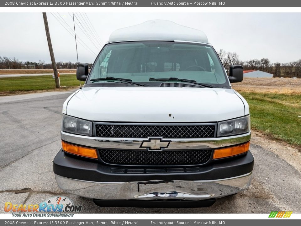 2008 Chevrolet Express LS 3500 Passenger Van Summit White / Neutral Photo #9