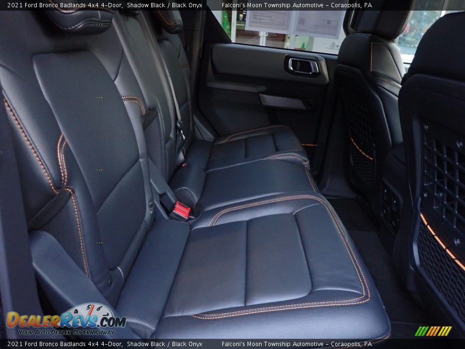 Rear Seat of 2021 Ford Bronco Badlands 4x4 4-Door Photo #15
