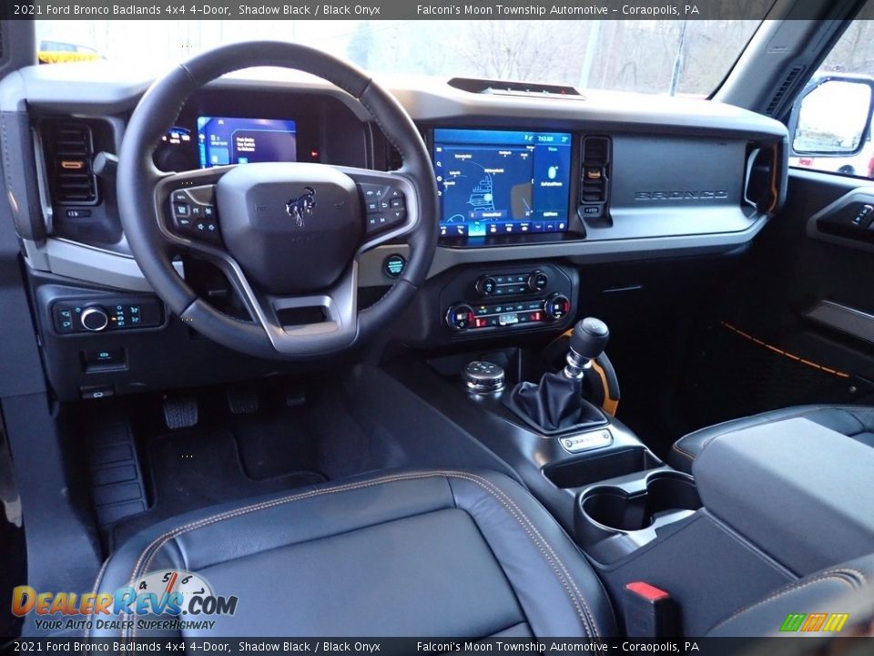 Black Onyx Interior - 2021 Ford Bronco Badlands 4x4 4-Door Photo #18