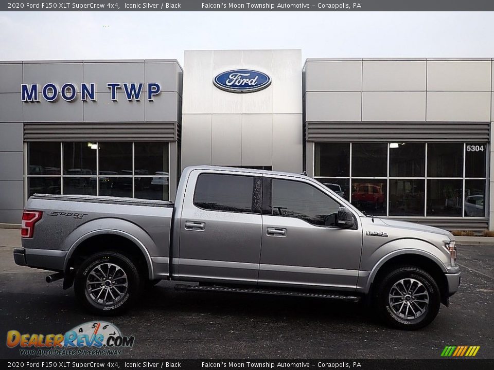 2020 Ford F150 XLT SuperCrew 4x4 Iconic Silver / Black Photo #1