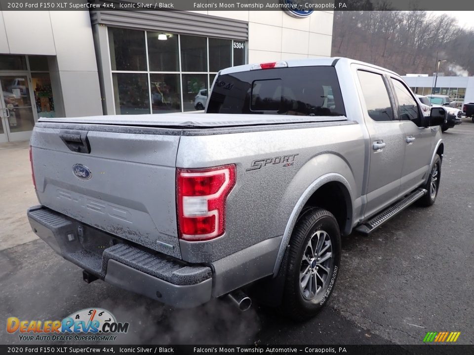 2020 Ford F150 XLT SuperCrew 4x4 Iconic Silver / Black Photo #2