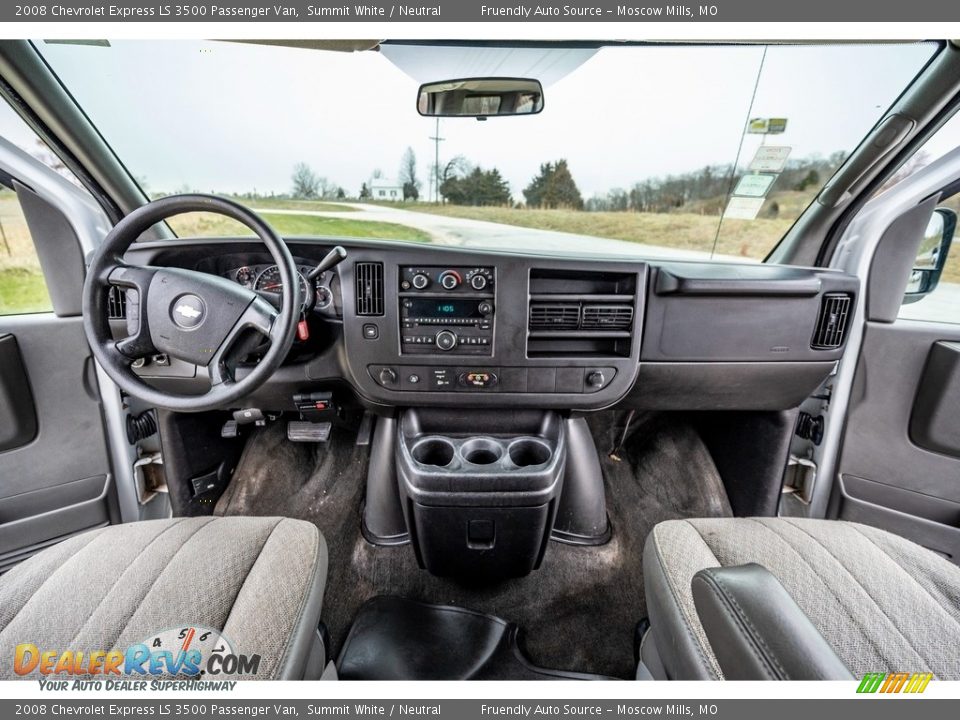 2008 Chevrolet Express LS 3500 Passenger Van Summit White / Neutral Photo #28