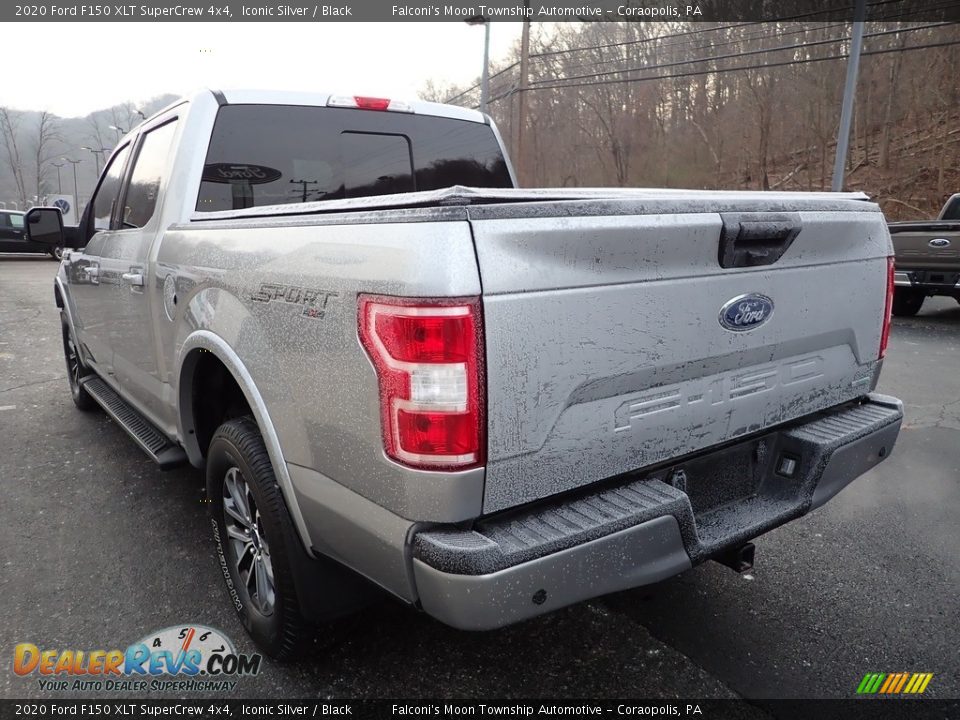 2020 Ford F150 XLT SuperCrew 4x4 Iconic Silver / Black Photo #4