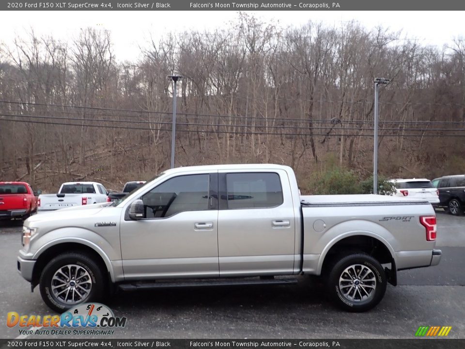2020 Ford F150 XLT SuperCrew 4x4 Iconic Silver / Black Photo #5