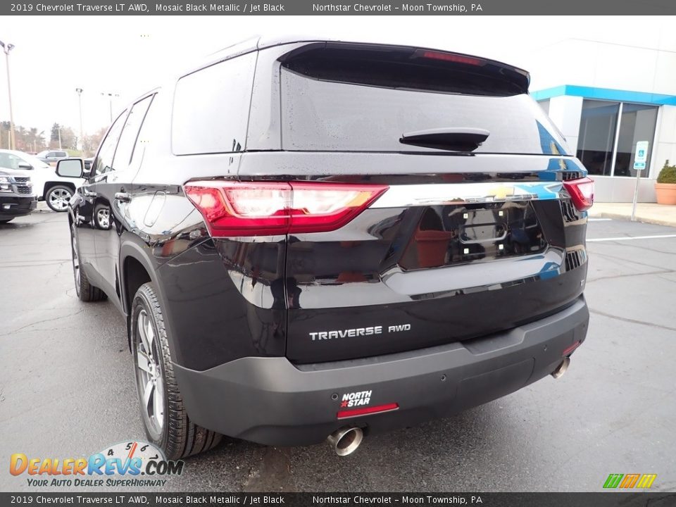 2019 Chevrolet Traverse LT AWD Mosaic Black Metallic / Jet Black Photo #5