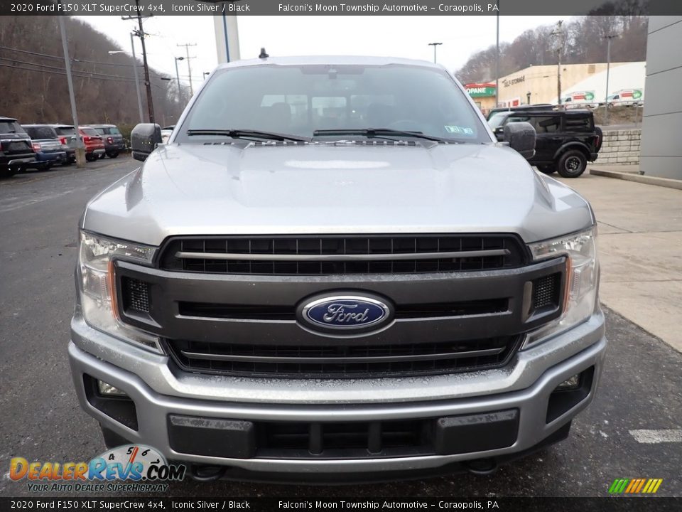 2020 Ford F150 XLT SuperCrew 4x4 Iconic Silver / Black Photo #7