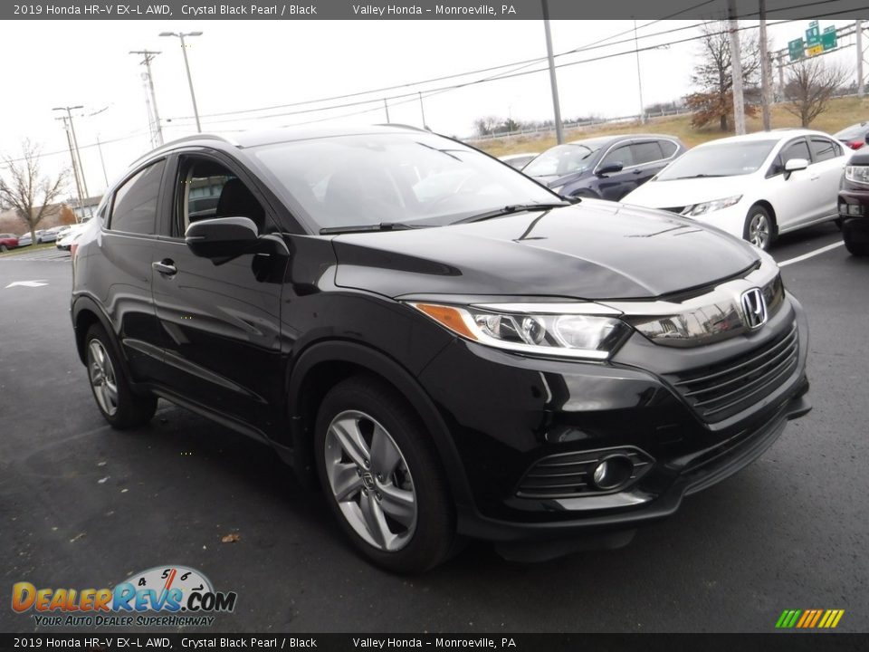 2019 Honda HR-V EX-L AWD Crystal Black Pearl / Black Photo #6