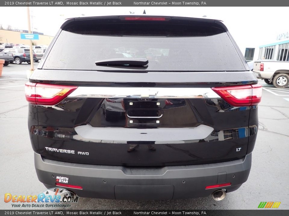 2019 Chevrolet Traverse LT AWD Mosaic Black Metallic / Jet Black Photo #6