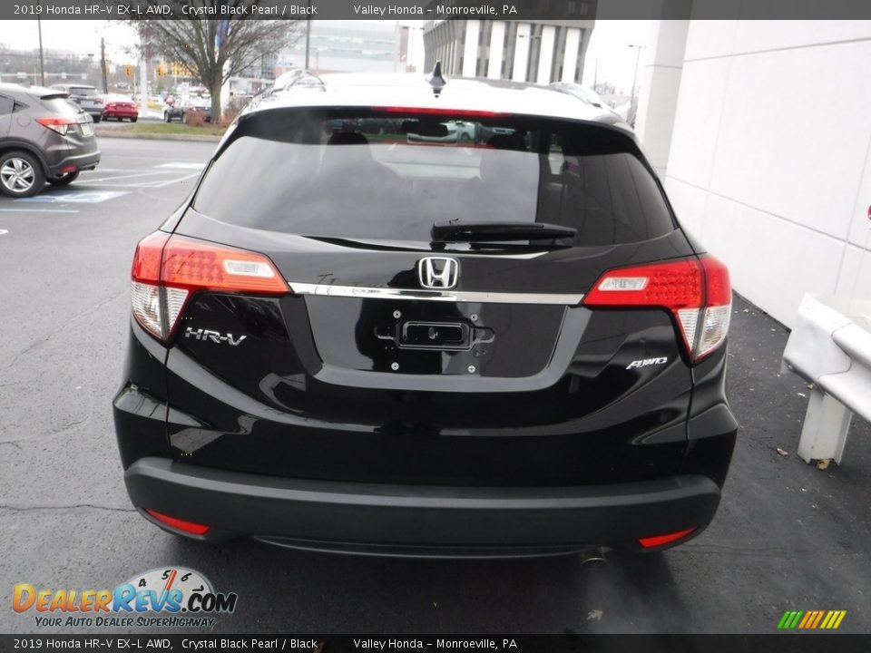 2019 Honda HR-V EX-L AWD Crystal Black Pearl / Black Photo #7