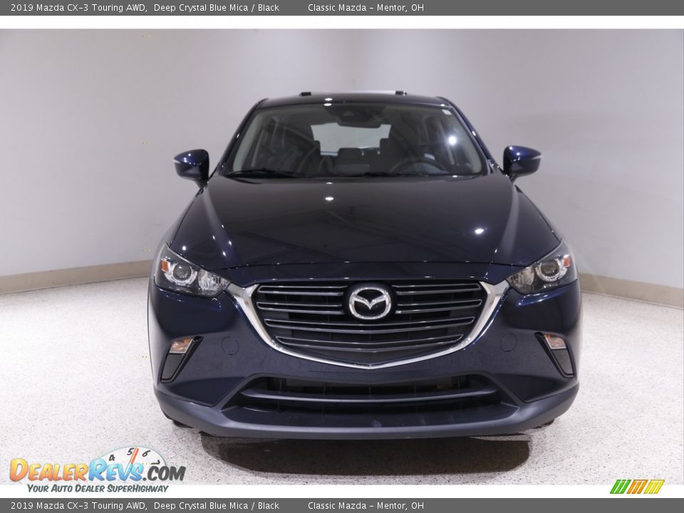 2019 Mazda CX-3 Touring AWD Deep Crystal Blue Mica / Black Photo #2