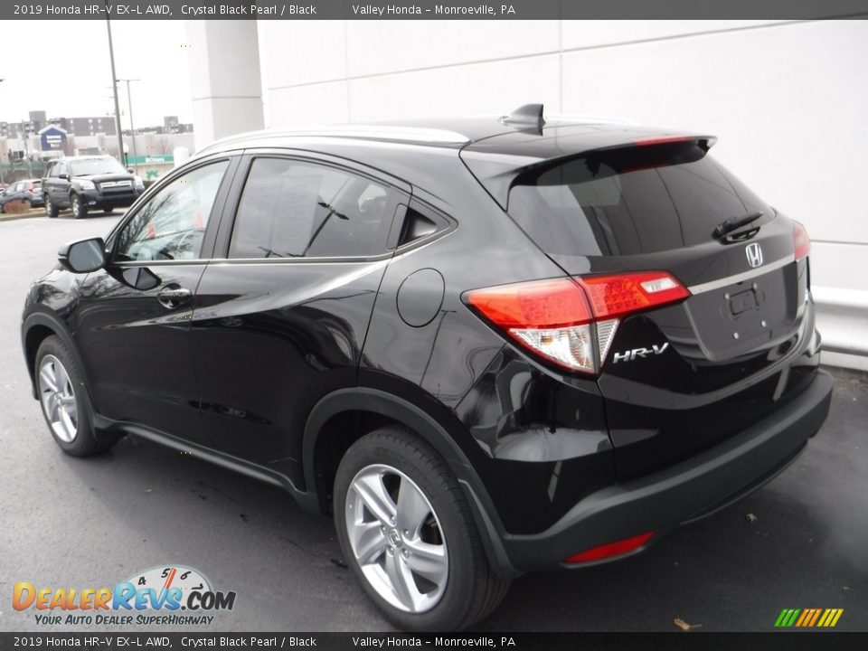 2019 Honda HR-V EX-L AWD Crystal Black Pearl / Black Photo #9