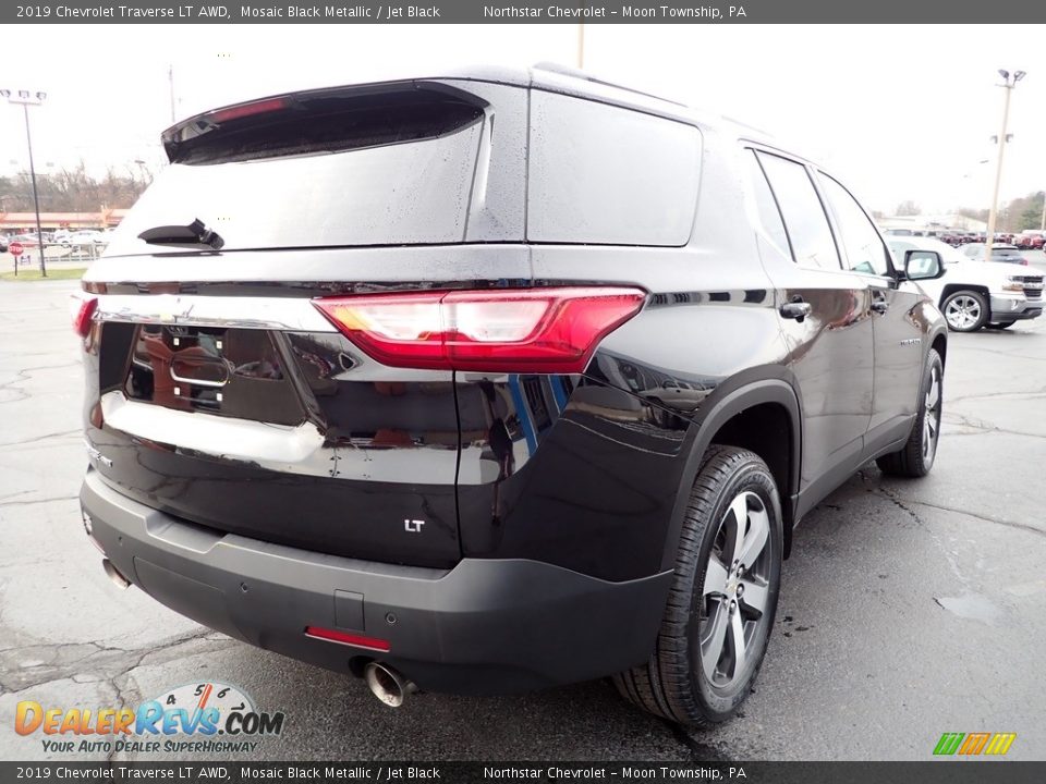 2019 Chevrolet Traverse LT AWD Mosaic Black Metallic / Jet Black Photo #8