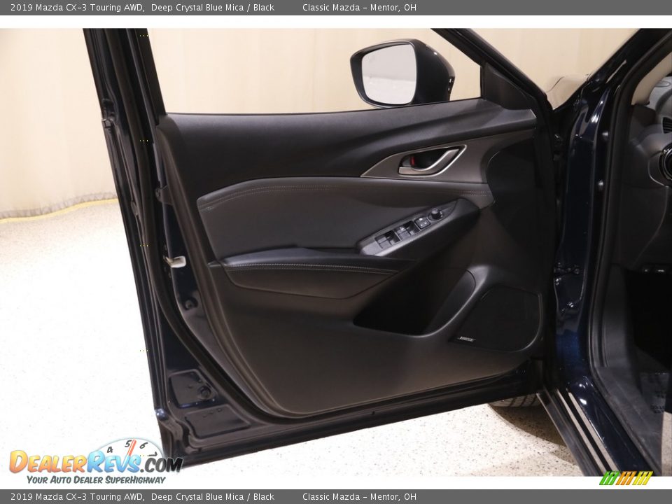 2019 Mazda CX-3 Touring AWD Deep Crystal Blue Mica / Black Photo #4