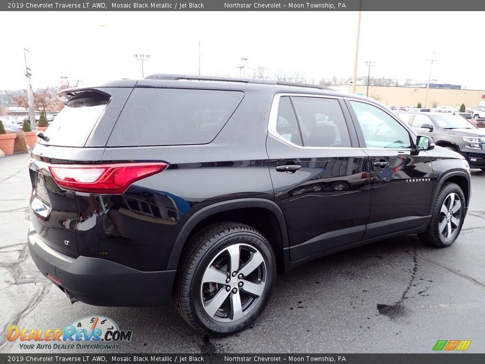 2019 Chevrolet Traverse LT AWD Mosaic Black Metallic / Jet Black Photo #9