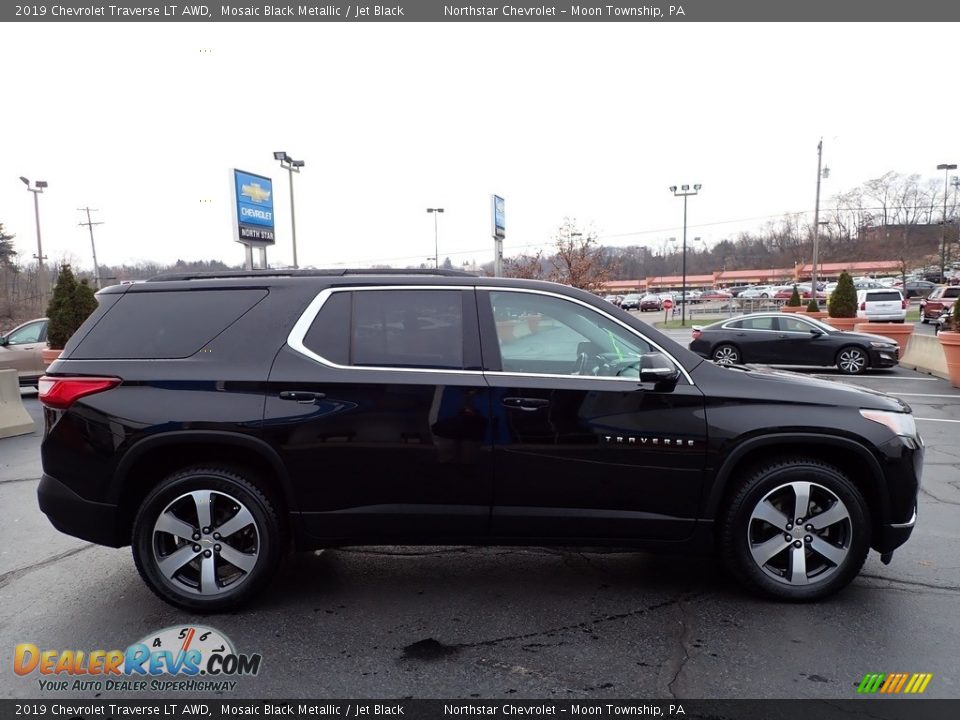 2019 Chevrolet Traverse LT AWD Mosaic Black Metallic / Jet Black Photo #10