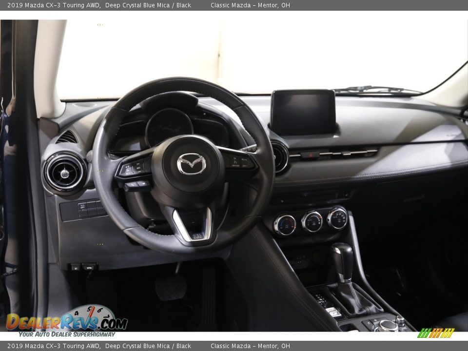 2019 Mazda CX-3 Touring AWD Deep Crystal Blue Mica / Black Photo #6