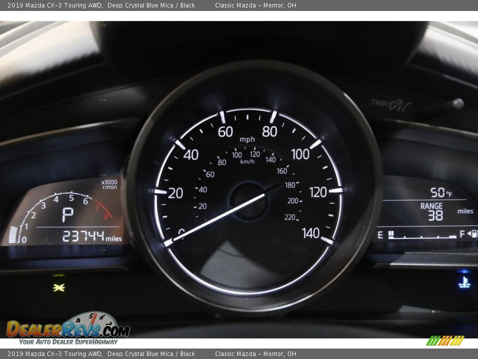 2019 Mazda CX-3 Touring AWD Deep Crystal Blue Mica / Black Photo #8