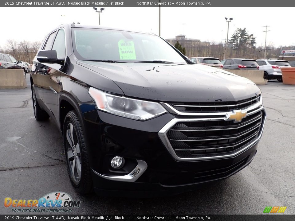 2019 Chevrolet Traverse LT AWD Mosaic Black Metallic / Jet Black Photo #12