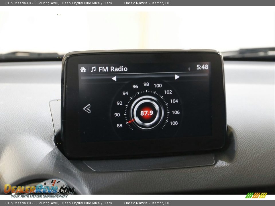 2019 Mazda CX-3 Touring AWD Deep Crystal Blue Mica / Black Photo #11