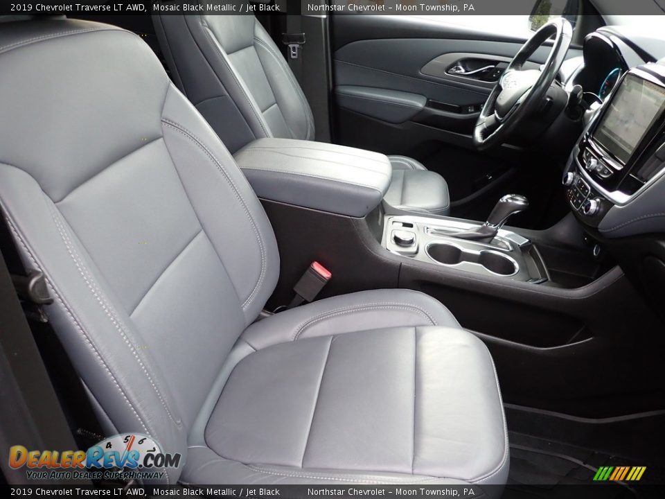 2019 Chevrolet Traverse LT AWD Mosaic Black Metallic / Jet Black Photo #15