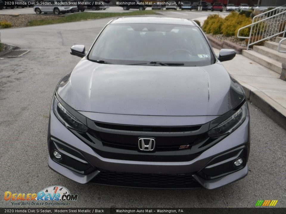 2020 Honda Civic Si Sedan Modern Steel Metallic / Black Photo #12