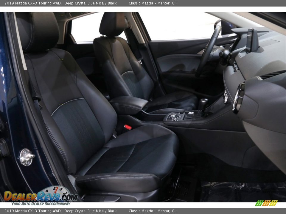 2019 Mazda CX-3 Touring AWD Deep Crystal Blue Mica / Black Photo #14