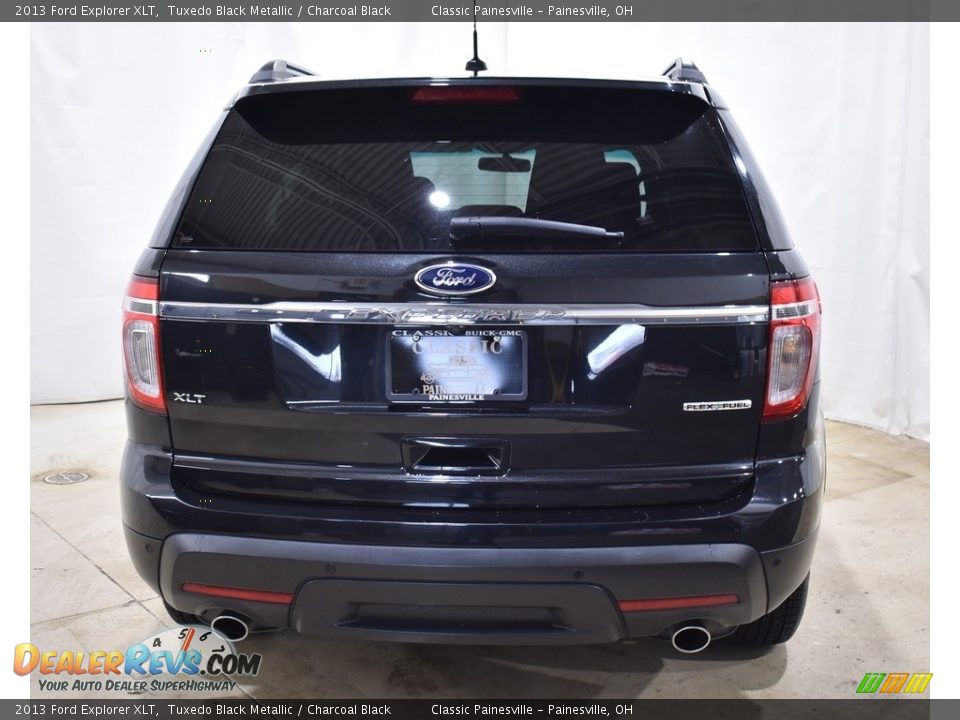 2013 Ford Explorer XLT Tuxedo Black Metallic / Charcoal Black Photo #3