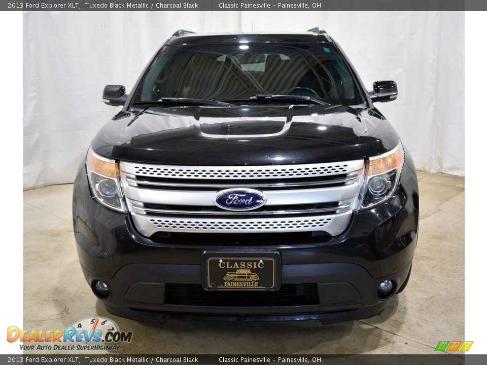 2013 Ford Explorer XLT Tuxedo Black Metallic / Charcoal Black Photo #4