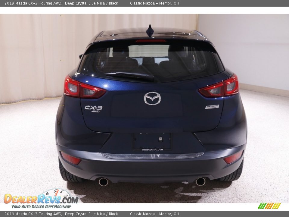 2019 Mazda CX-3 Touring AWD Deep Crystal Blue Mica / Black Photo #17