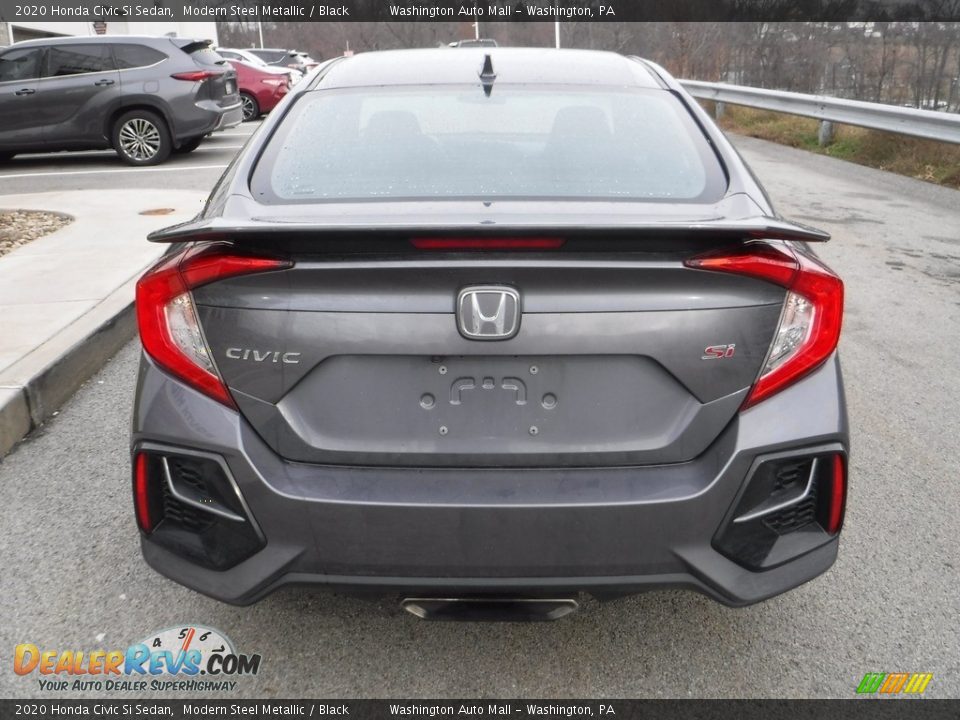 2020 Honda Civic Si Sedan Modern Steel Metallic / Black Photo #17
