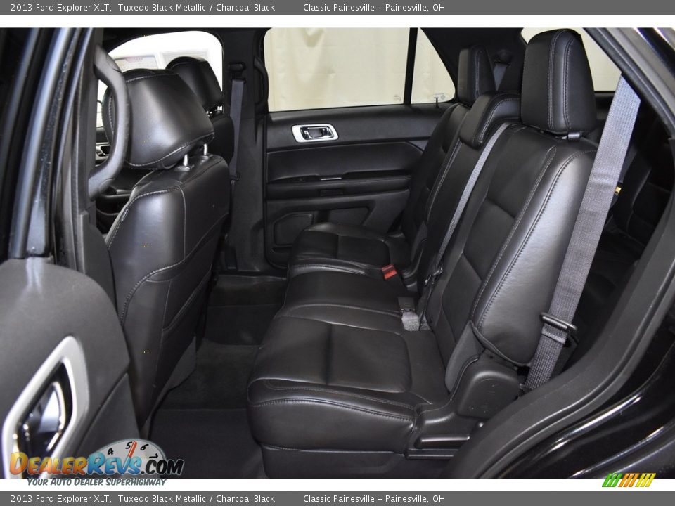 2013 Ford Explorer XLT Tuxedo Black Metallic / Charcoal Black Photo #8