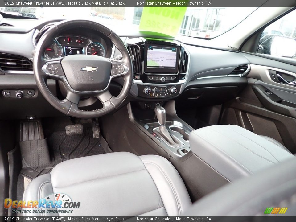 2019 Chevrolet Traverse LT AWD Mosaic Black Metallic / Jet Black Photo #22