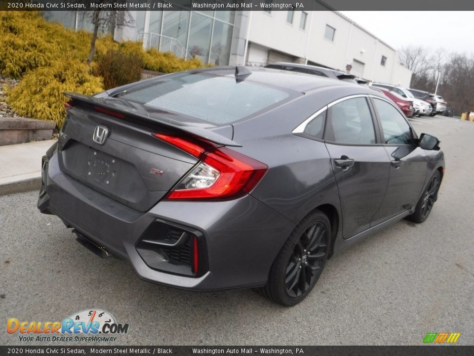 2020 Honda Civic Si Sedan Modern Steel Metallic / Black Photo #18