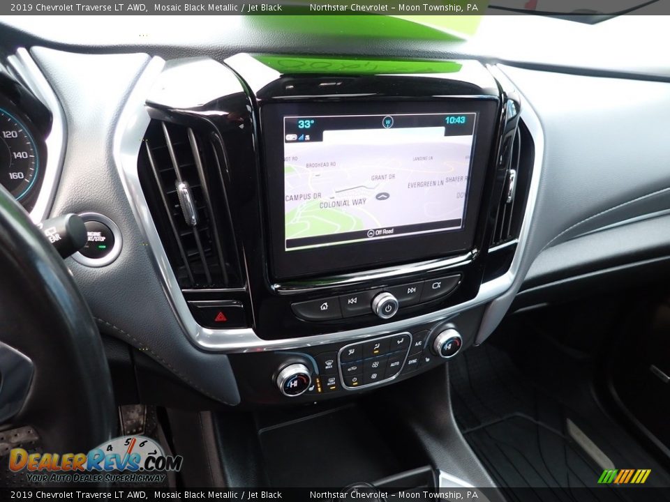 2019 Chevrolet Traverse LT AWD Mosaic Black Metallic / Jet Black Photo #27