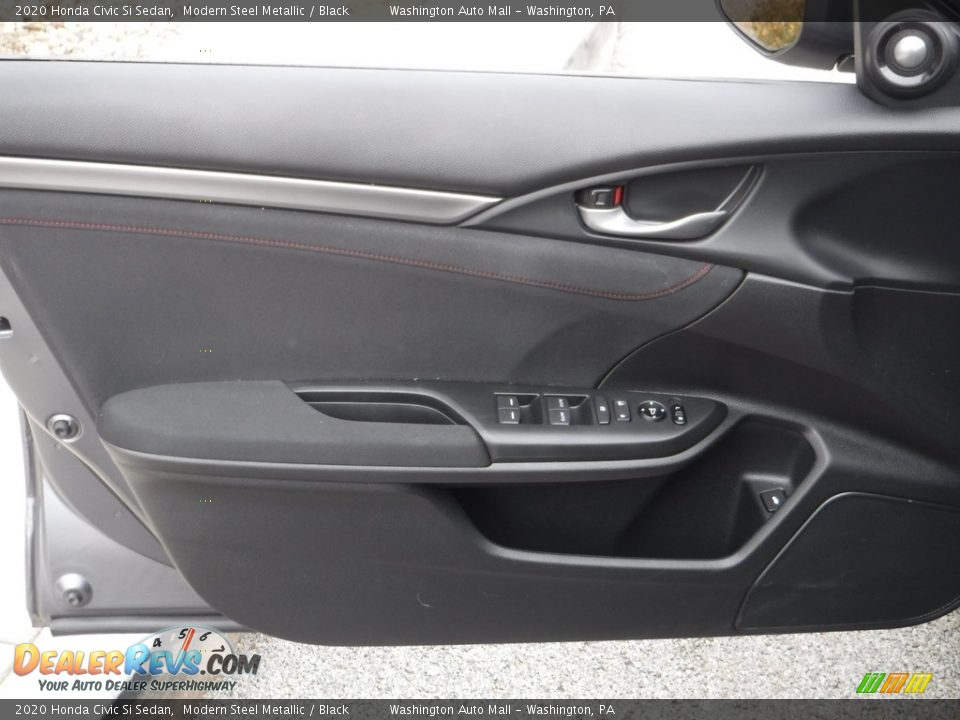 2020 Honda Civic Si Sedan Modern Steel Metallic / Black Photo #23