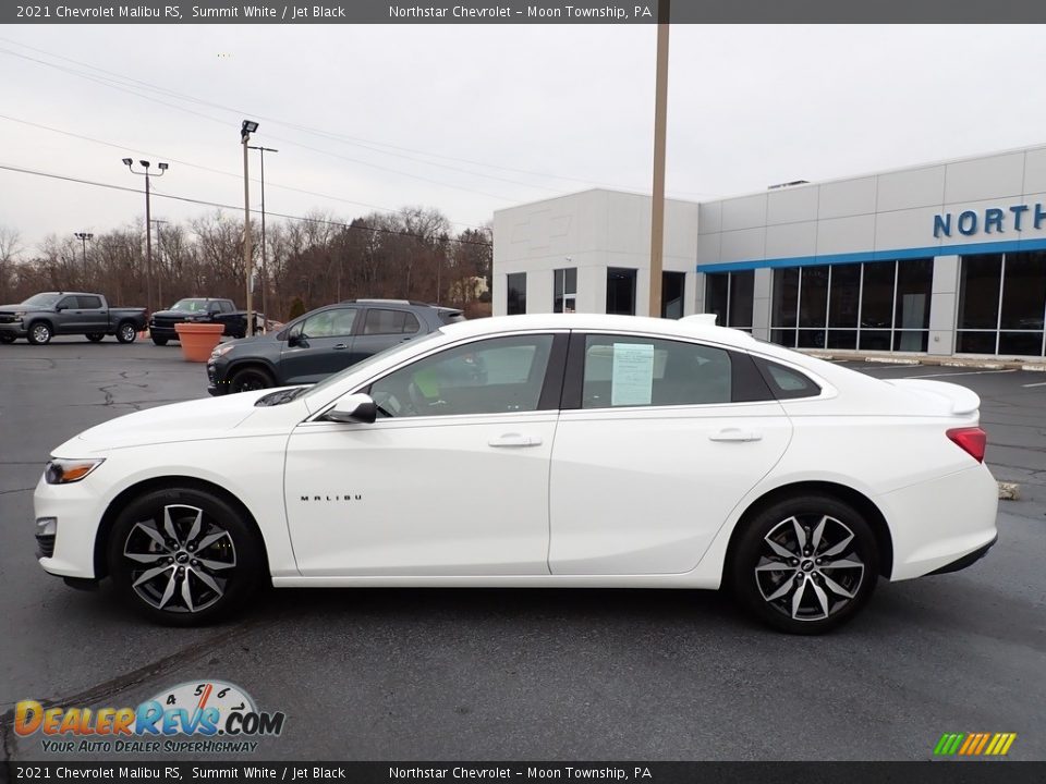 2021 Chevrolet Malibu RS Summit White / Jet Black Photo #2