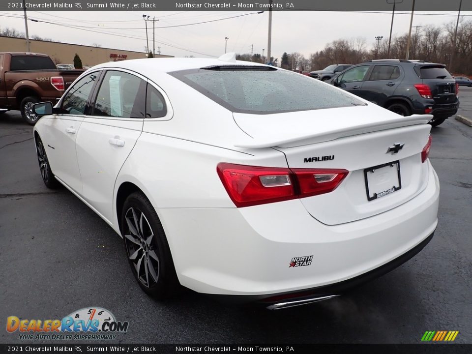 2021 Chevrolet Malibu RS Summit White / Jet Black Photo #3