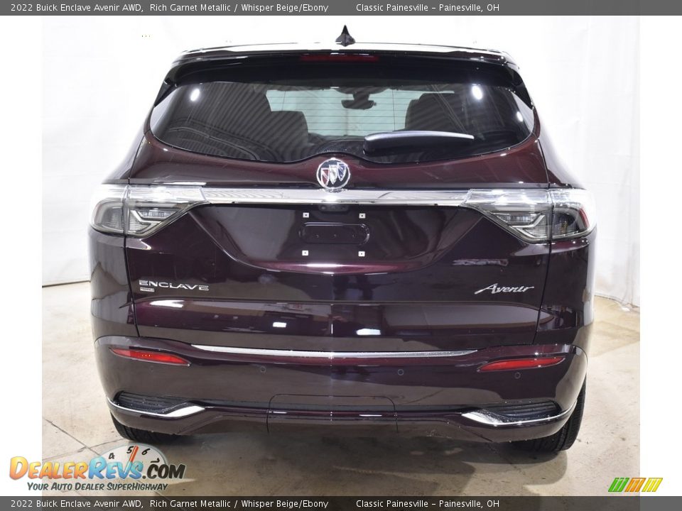 2022 Buick Enclave Avenir AWD Rich Garnet Metallic / Whisper Beige/Ebony Photo #3