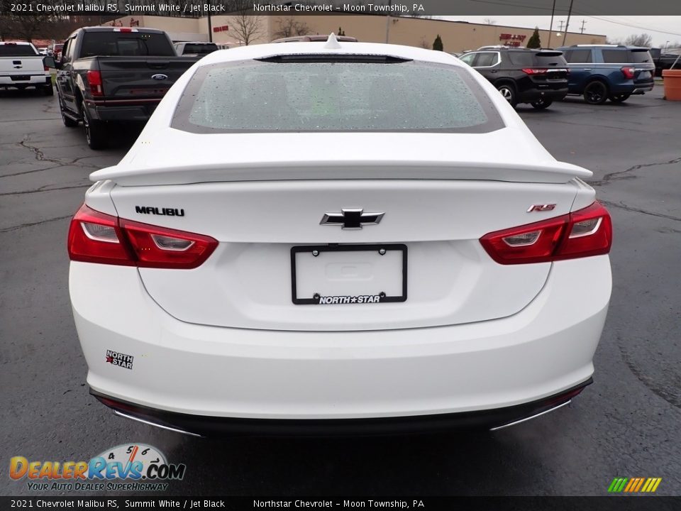 2021 Chevrolet Malibu RS Summit White / Jet Black Photo #4