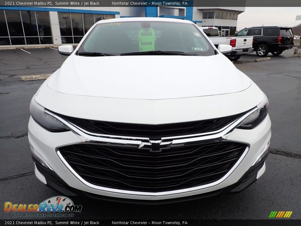 2021 Chevrolet Malibu RS Summit White / Jet Black Photo #9