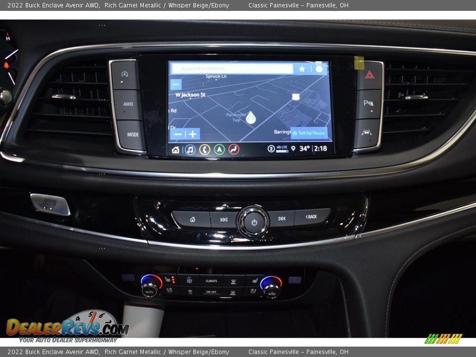 Navigation of 2022 Buick Enclave Avenir AWD Photo #14