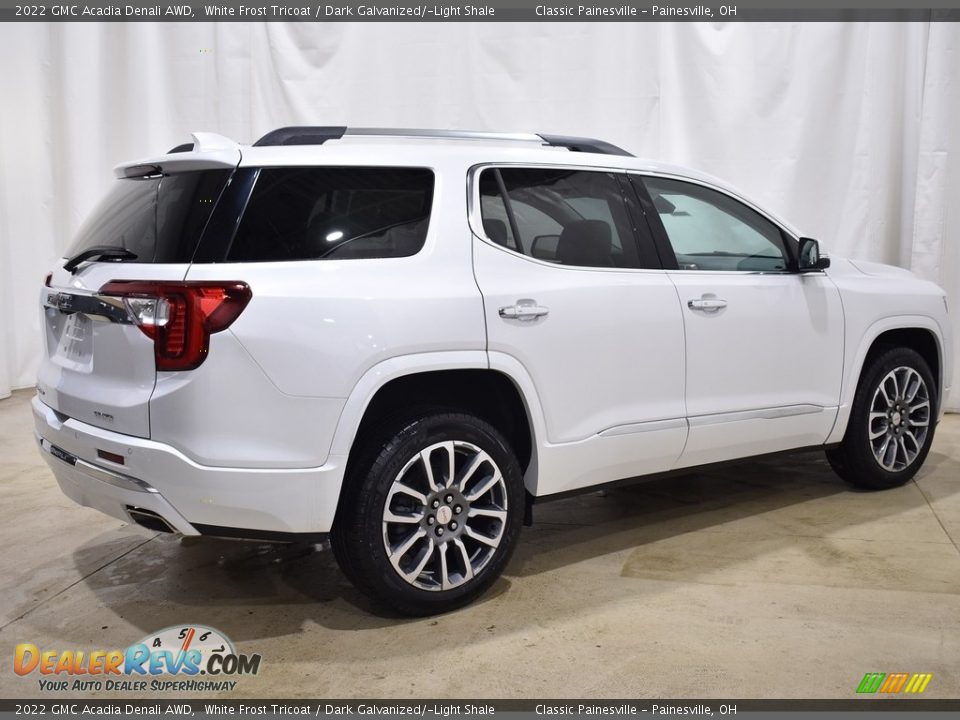 2022 GMC Acadia Denali AWD White Frost Tricoat / Dark Galvanized/­Light Shale Photo #2