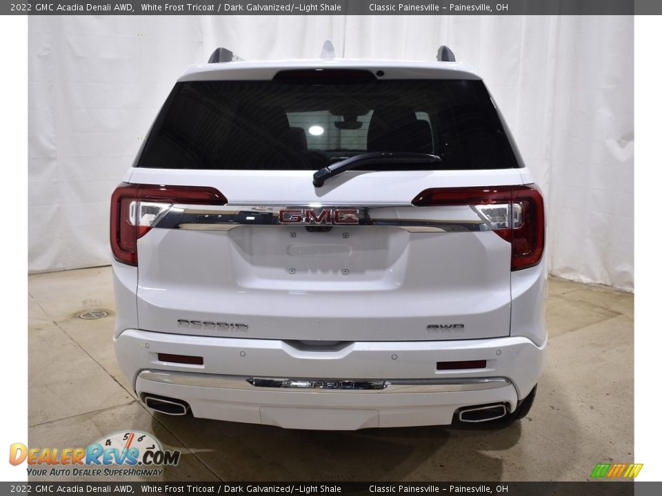 2022 GMC Acadia Denali AWD White Frost Tricoat / Dark Galvanized/­Light Shale Photo #3