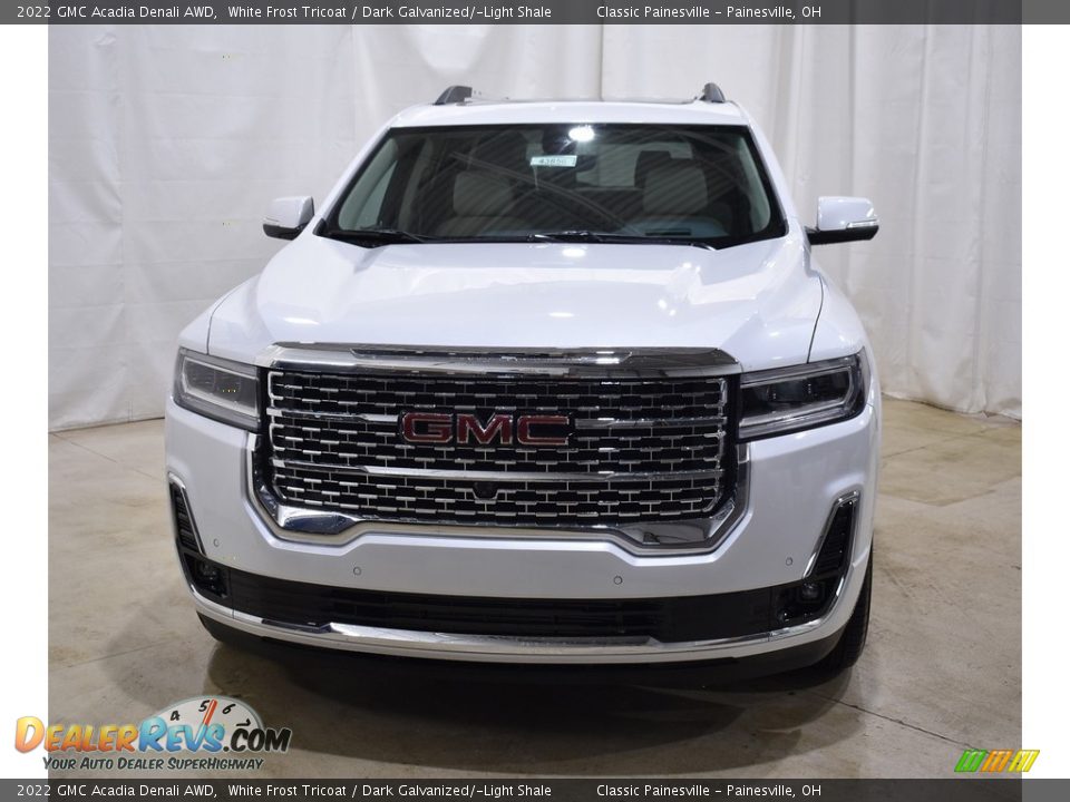 2022 GMC Acadia Denali AWD White Frost Tricoat / Dark Galvanized/­Light Shale Photo #4