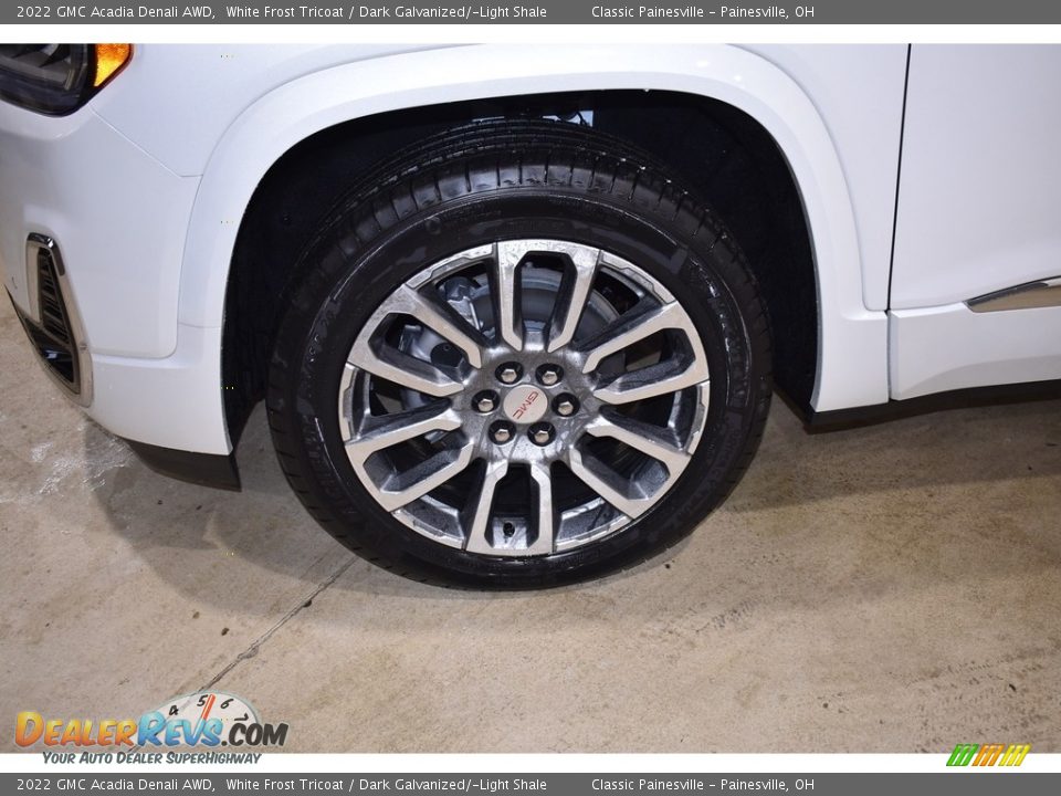 2022 GMC Acadia Denali AWD White Frost Tricoat / Dark Galvanized/­Light Shale Photo #5