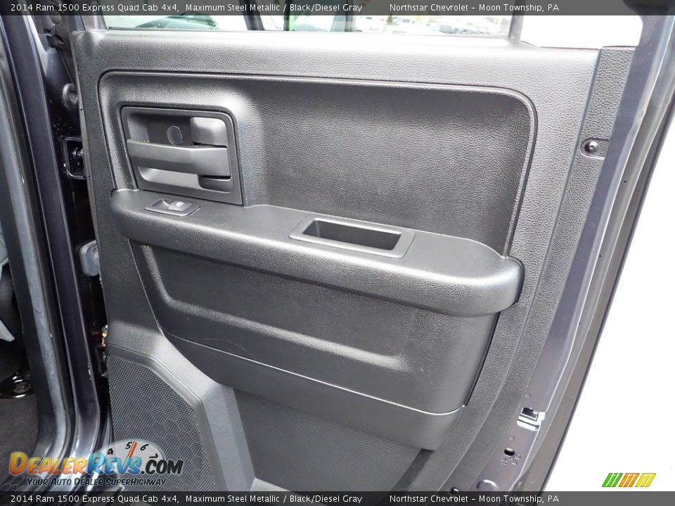 2014 Ram 1500 Express Quad Cab 4x4 Maximum Steel Metallic / Black/Diesel Gray Photo #18