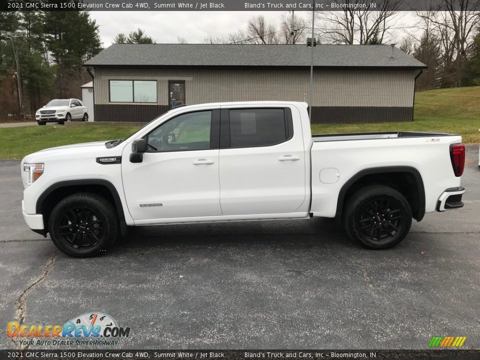 2021 GMC Sierra 1500 Elevation Crew Cab 4WD Summit White / Jet Black Photo #1