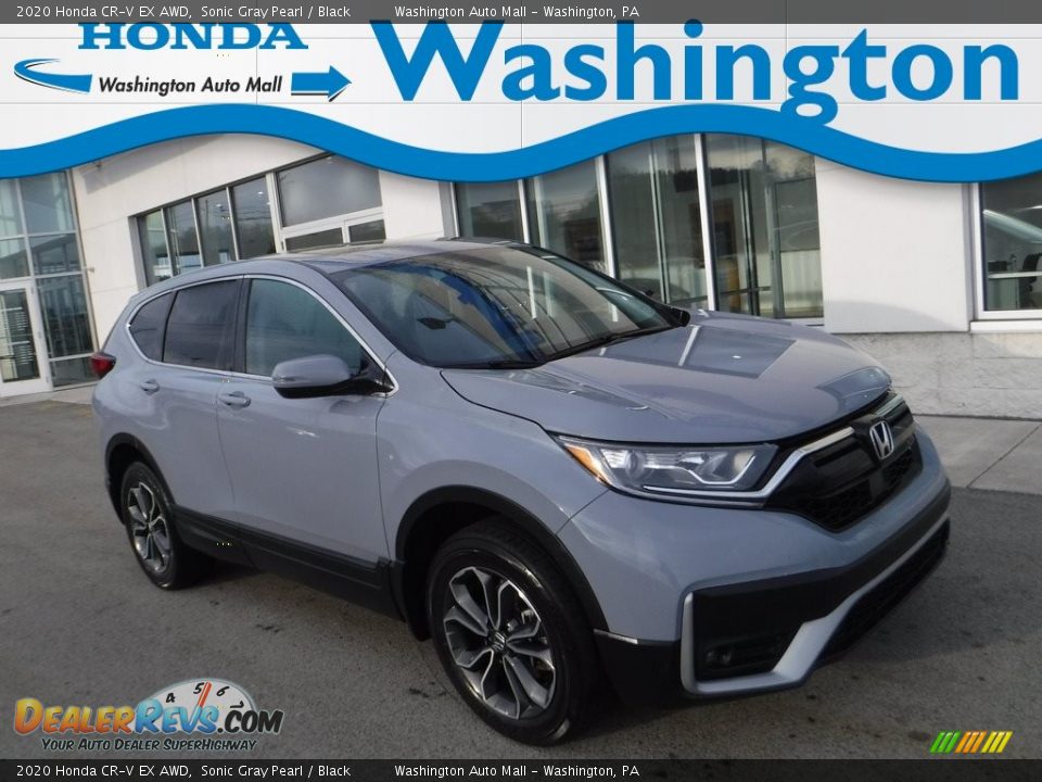 2020 Honda CR-V EX AWD Sonic Gray Pearl / Black Photo #1
