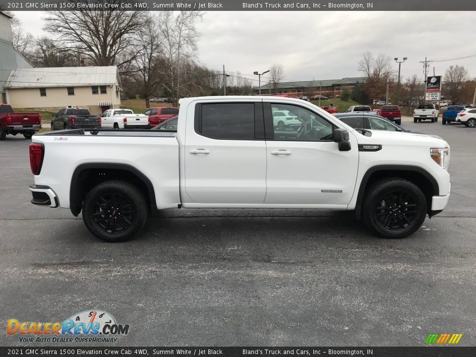 Summit White 2021 GMC Sierra 1500 Elevation Crew Cab 4WD Photo #7