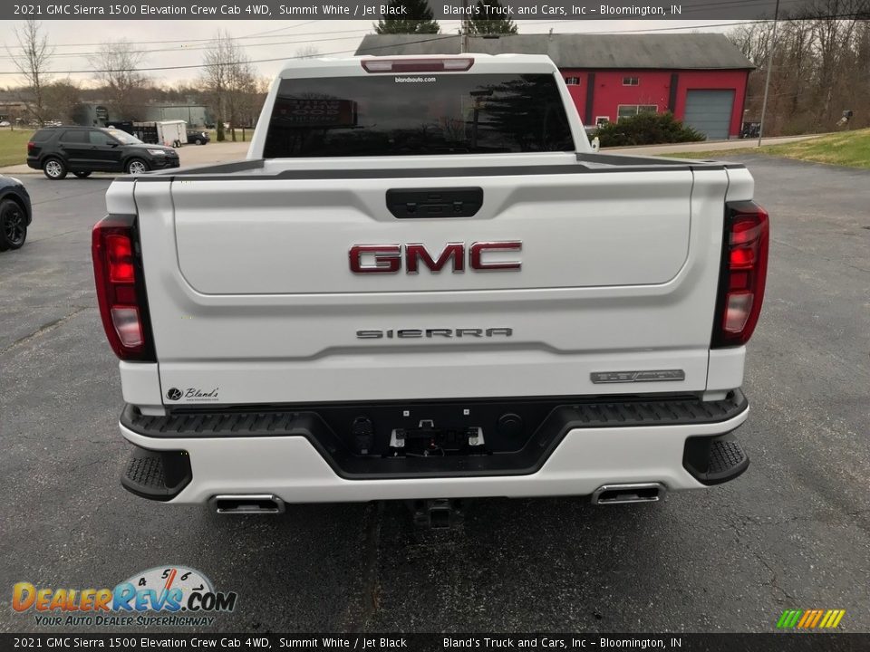 2021 GMC Sierra 1500 Elevation Crew Cab 4WD Summit White / Jet Black Photo #10